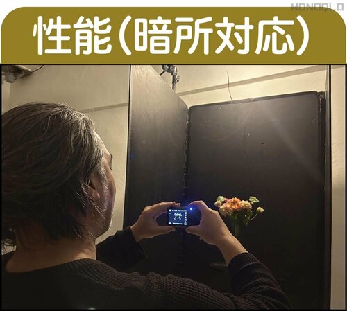 テスト3:性能(暗所対応) コンデジおすすめ イメージ