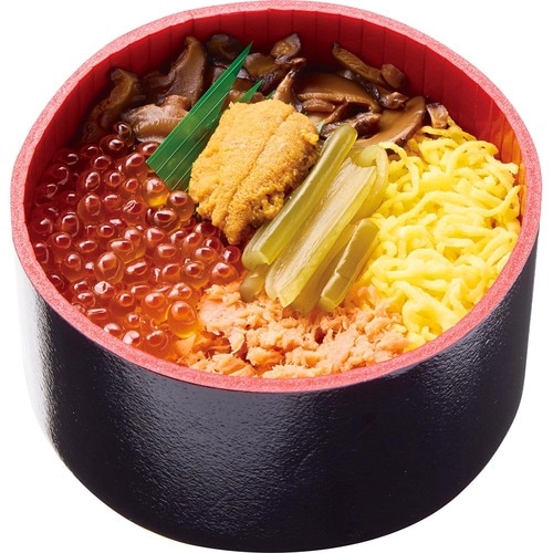 駅弁おすすめ 新潟三新軒 鮭はらこ うにのせ弁当 イメージ2