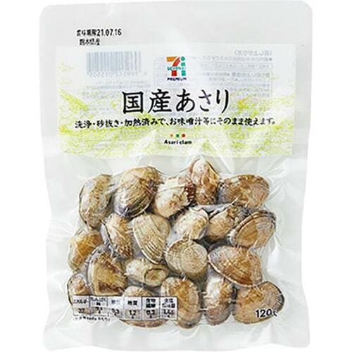 食感や臭いが残念！セブン＆アイ「セブンプレミアム 国産あさり」 冷凍あさりおすすめ イメージ
