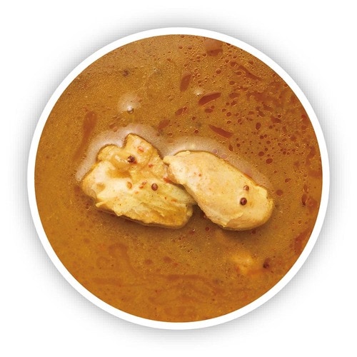 無印良品「南インドのカレーセット 肉のカレー チキンウップ」 無印良品のカレーおすすめ イメージ