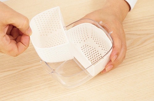 選び方2:使いやすさ ザル付き保存容器おすすめ イメージ
