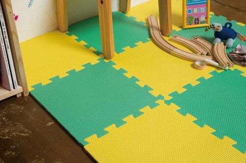 転んでも大丈夫見た目も楽しいクッションマット