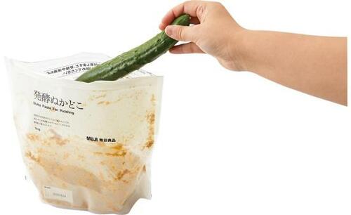 手を汚さず簡単にできる無印の発酵ぬかどこキット イメージ2