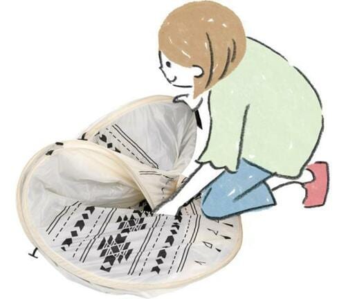 ［Pop up tent の魅力②］たたみやすくて持ち運びもラクチン！ イメージ4
