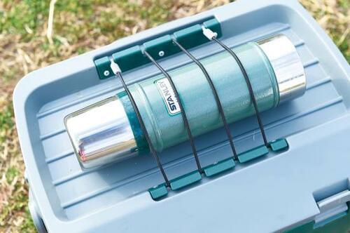 ポイント：フタの上部にもモノを収納可能 イメージ