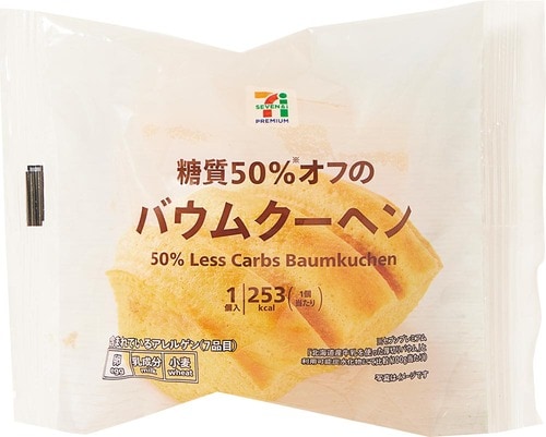 7プレミアム 糖質50%オフのバウムクーヘンの製品画像