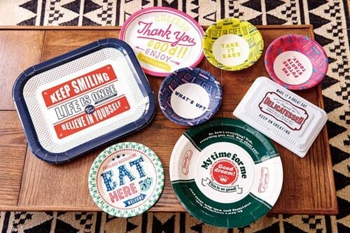 プリントのバリエが豊富！行楽で大活躍する紙皿 イメージ