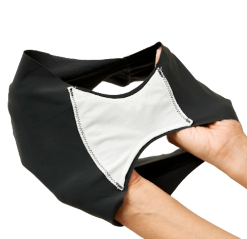 サニタリーショーツおすすめ チュチュアンナ tutuFitShorts サニタリー フリーカット無地フルショーツ ブラック M イメージ3