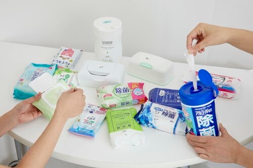 テスト3:取り出しやすさ ウェットティッシュおすすめ イメージ
