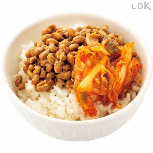 【納豆✕キムチ】菌×菌は相性抜群!腸活効果アップ 納豆おすすめ イメージ