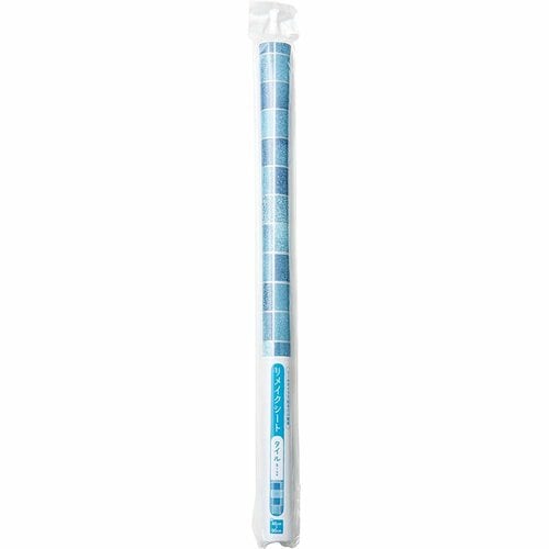 剥がれやすい…セリア「リメイクシート タイルBlue」