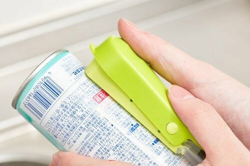 C評価: 缶に刃が滑るから注意が必要 イメージ