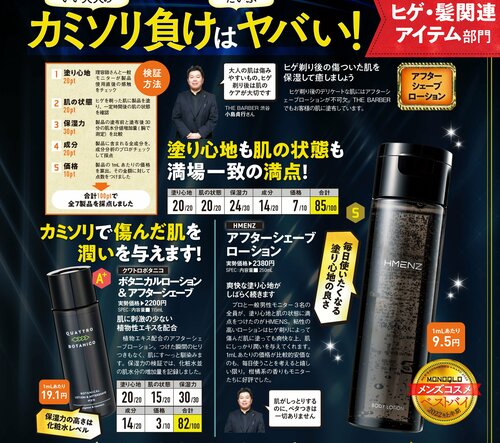 アフターシェーブローションの役割は? イメージ