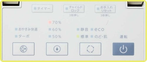 【機能】加湿モードは最も豊富！ リビングから寝室まで使える イメージ