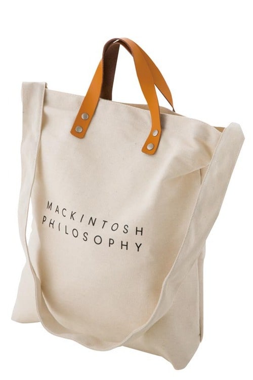 付録:女性誌:バッグ:ポーチ:ムック:宝島社:MACKINTOSH PHILOSOPHY LEATHER HANDLE TOTE BAG BOOK