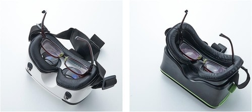 メガネ着用の人はゴーグル内側の幅に要注意! スマホ用VRゴーグルおすすめ イメージ