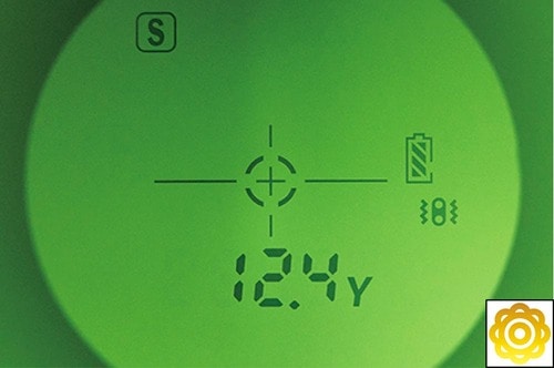 液晶・文字の見えやすさ：余計な表示がなく視認性が高い ゴルフ用レーザー距離計おすすめ イメージ