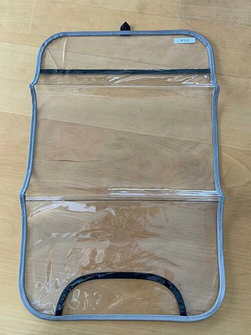 ゼウス:反射 透明ランドセルカバー 1枚仕立て:学用品