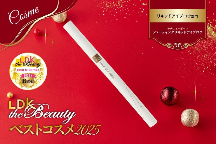 「眉毛足りない…」って人は見て！自眉みたいに描けるサナのリキッドアイブロウ【LDKベスコス2025】