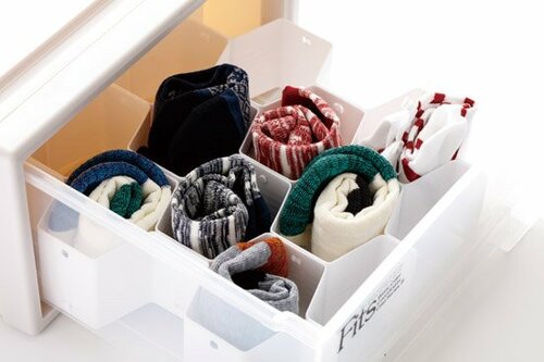 蜂の巣収納で無駄なくたくさんしまえます イメージ