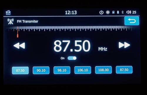 CarPlayのFMトランスミッター機能