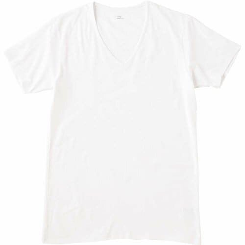 メンズインナーTシャツおすすめ ミズノ 着るドラント クイックドライ アンダーVネック 2023年モデル イメージ