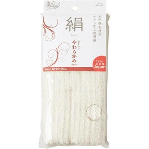 東和産業:素feel(ソフィール) 絹タオル やわらかめ:バス用品