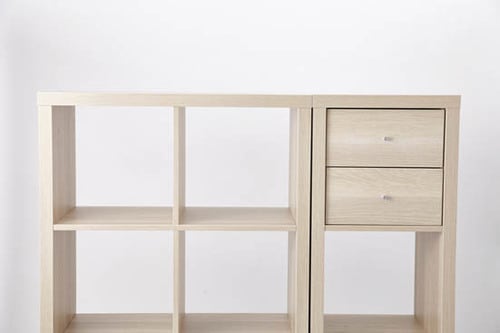 ［IKEA］モノは良いですが無印シェルフとは別モノです 無印・ニトリ・イオンのスタッキングシェルフおすすめ イメージ