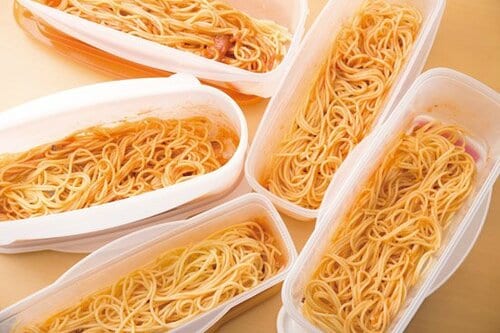 他メーカーはみんな5分だけど 追加茹で時間たった３分でOK イメージ