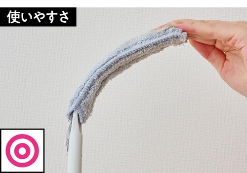 使いやすさ：ほどよいしなりで力を入れやすい イメージ