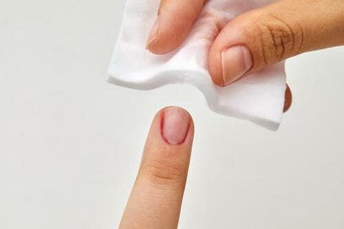 STEP3:5~8秒しっかり置いてから引き抜く 除光液おすすめ イメージ