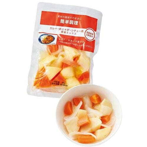 おすすめ:エコライフ「カレー・肉じゃが・シチュー用野菜ミックス」 イメージ