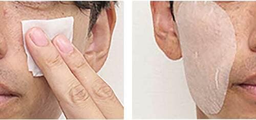 拭き取り洗顔(左)と部分パック(右) メンズシートマスクおすすめ イメージ