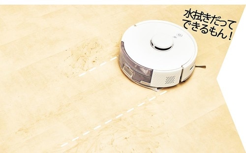 市販のシートで水拭きもできる LDKベストバイロボット掃除機おすすめ イメージ2