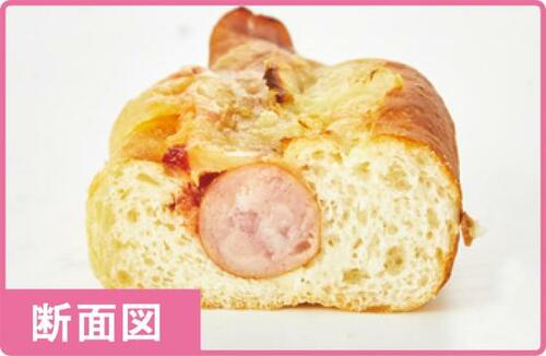 あっさり系のチーズがとろける「とろとろチーズドッグ」