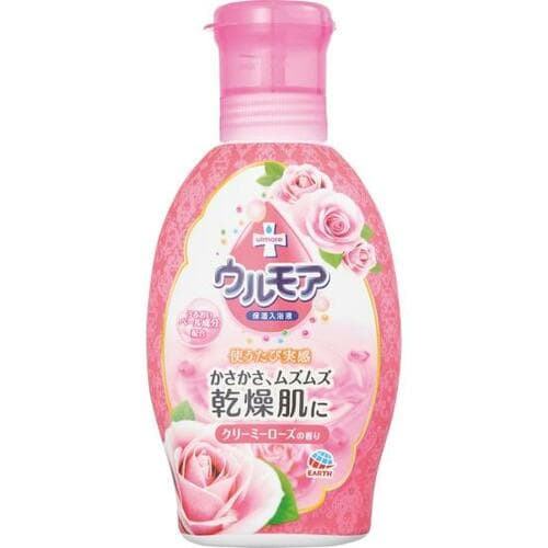 アース製薬「保湿入浴液 ウルモア クリーミーローズ」 イメージ