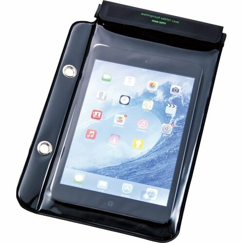 サンワダイレクト:iPad mini 4/mini 3 防水ケース:タブレットアクセサリー