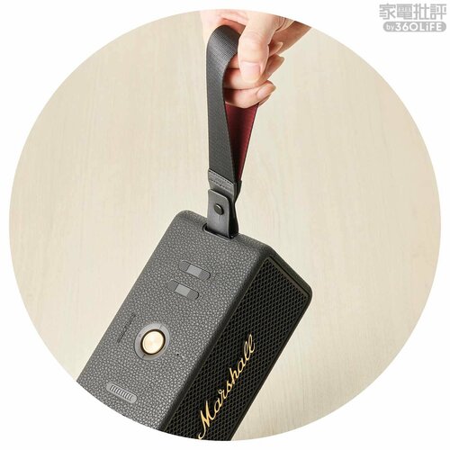 作りのよいベルトで持ちやすい Bluetoothスピーカーの実機検証（hands-on review）の写真おすすめ イメージ