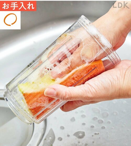 ボトルは手が入り丸洗いしやすい コンパクトミキサーおすすめ イメージ