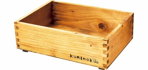 CAINZ:KUMIMOKU スタッキングBOX:木製ボックス