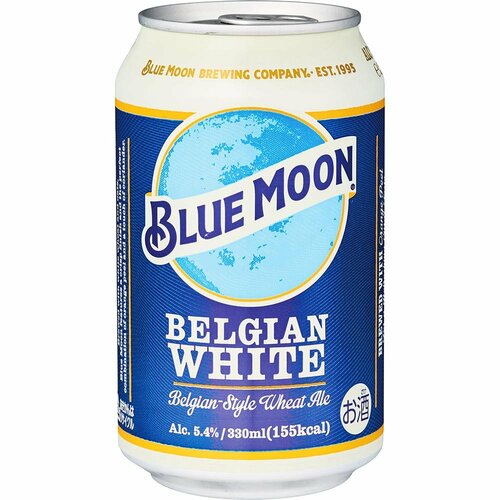 海外ビールおすすめ HAKUTSURU SAKE BREWING BLUE MOON CAN 330ml×24本 イメージ