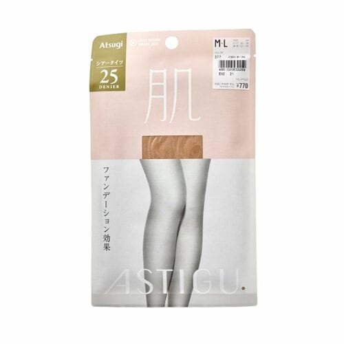 ストッキングおすすめ アツギ アスティーグ【肌】自然な素肌感 25デニール シアータイツ イメージ1