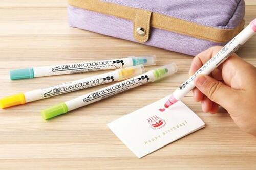 イラストが苦手でもかわいくデコれる！ 「ZIGクリーン カラードット」 イメージ