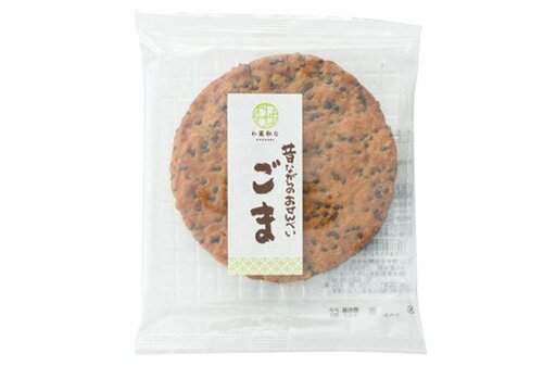 ダイソー:大判胡麻煎餅:せんべい