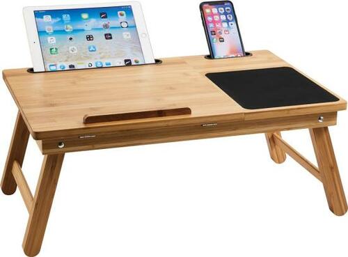 机がないならコレ！「BIRDROCK HOME 多目的ラップトレイ」 イメージ