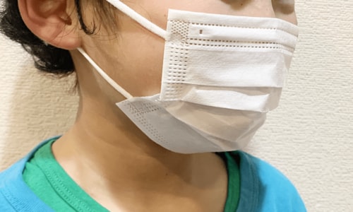 ダイソー「耳にやさしい不織布マスク こども用」 イメージ3