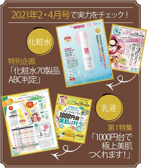 2021年2月号・4月号のテストでベストバイに イメージ