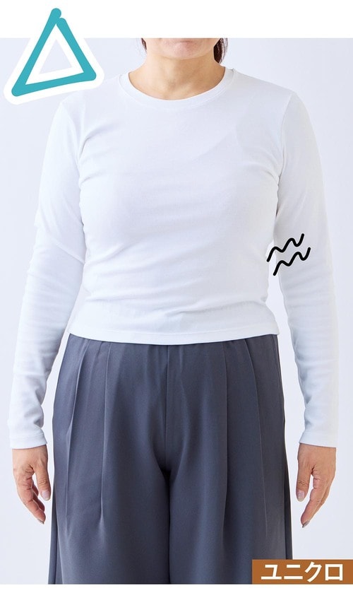 ぽっちゃりさん着用 無印良品ファッション　おすすめ イメージ2