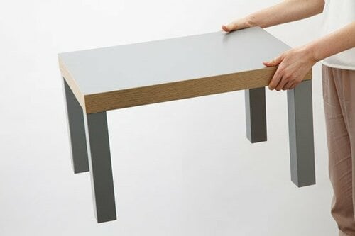 女性でもラクラク運べる テーブルセットが3999円！ イメージ3