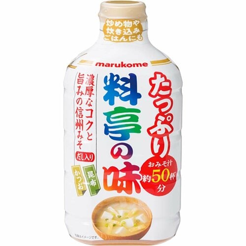味噌ボトルおすすめ マルコメ 液みそ 料亭の味 大容量 イメージ